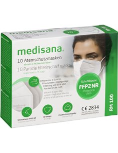 Medisana RM 100 bianco 10 X FFP2 mascherina protezione respi